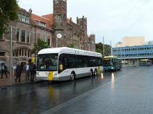 Fuel cell bus De Lijn (Antwerp) visits Haarlem (Netherlands)
